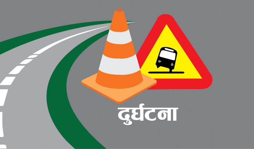 कैलालीमा हाइसको ठक्करबाट मोटरसाइकल चालक घाइते