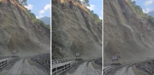 चितवनको तुइनखोलामा भीषण सुक्खा पहिरो, नारायणगढ–मुग्लिन सडक अनिश्चितकालका लागि बन्द