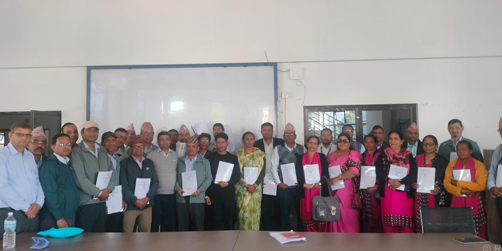 शुक्लाफाँटा नगरपालिकाका सामुदायिक विद्यालयसँग कार्यसम्पादन सम्झौता