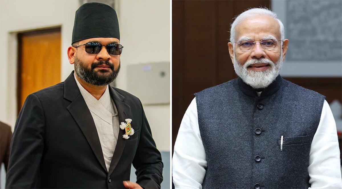 भारतका प्रधानमन्त्री नरेन्द्र मोदीद्वारा नेपालका प्रधानमन्त्री बालेन्द्र शाहलाई बधाई, सहकार्यकाे प्रतिबद्धता